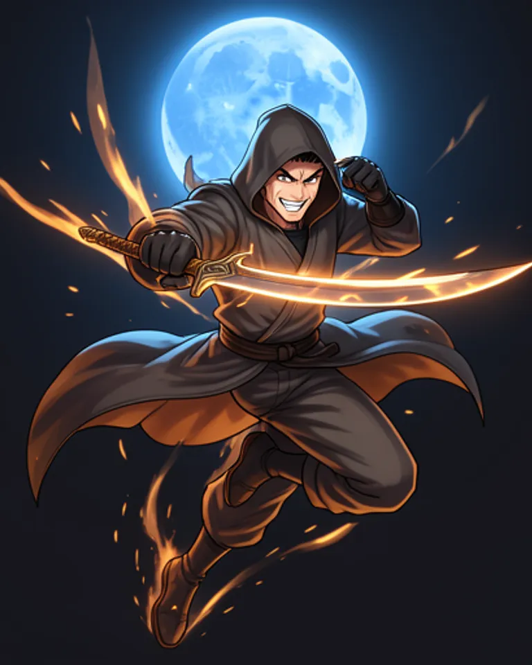 Portrait of The Smiling Assassin 