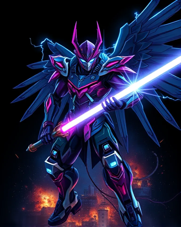 Portrait of Lord of The Singular Gun and Blade