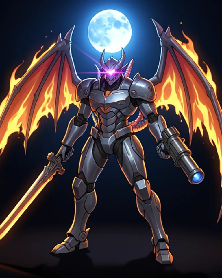 Portrait of Mecha Dragon - Weapon S
