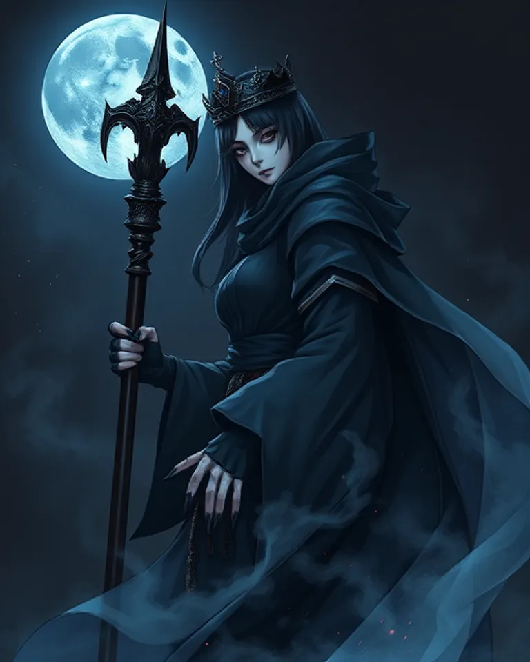 Portrait of Gresnja Goddess of Death