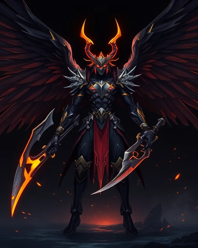 Portrait of Anubis the divine primordial titan