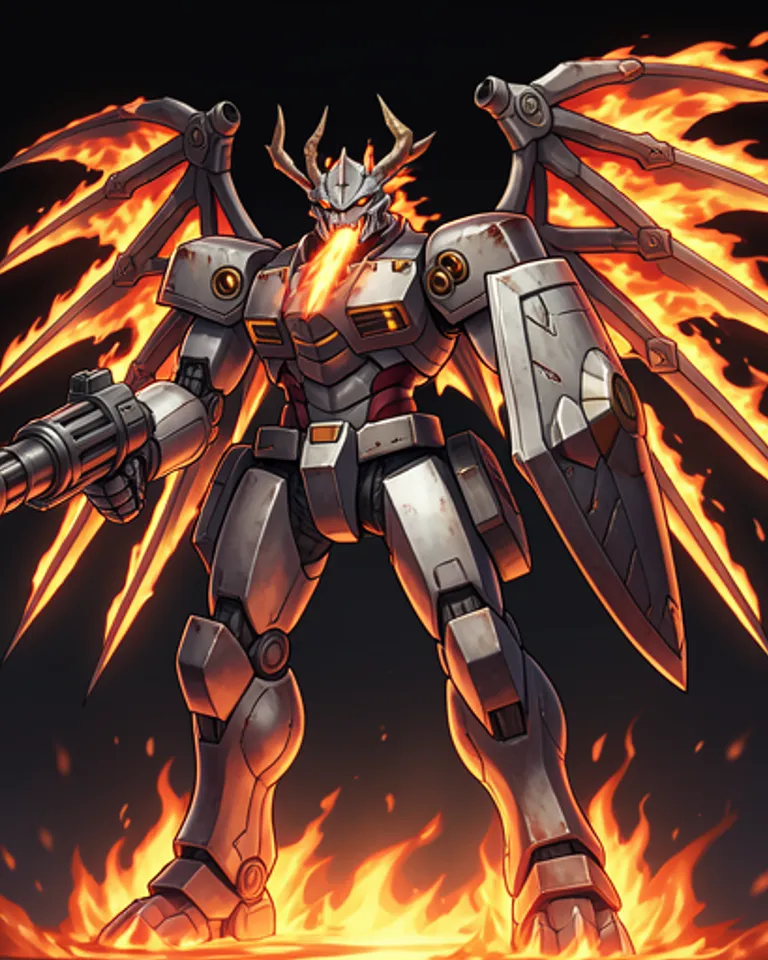 Portrait of Mecha Dragon - Ultima