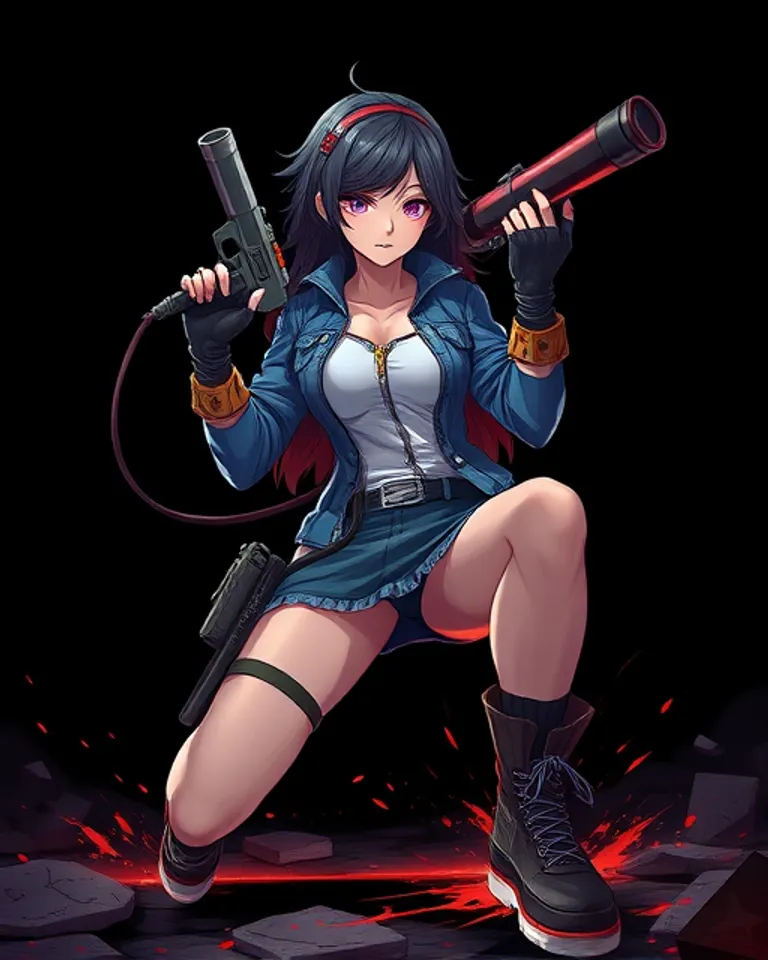 Portrait of Tear in pants