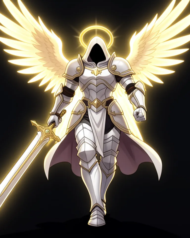 Portrait of Holy knight Malthael