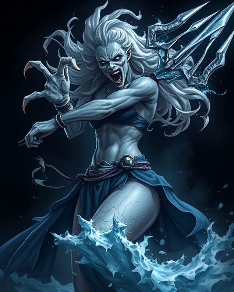 Portrait of Emmith the ancient Siren