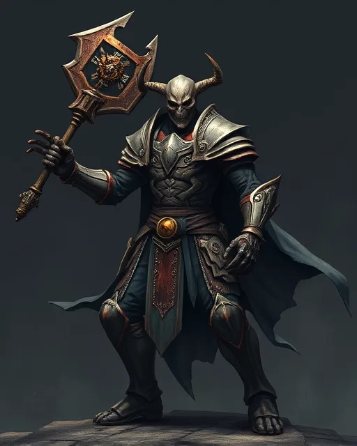 Portrait of Damned Lich