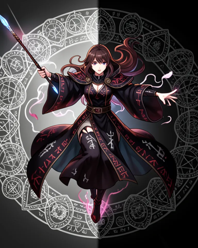Portrait of Aumir The Fallen Archmage of Death