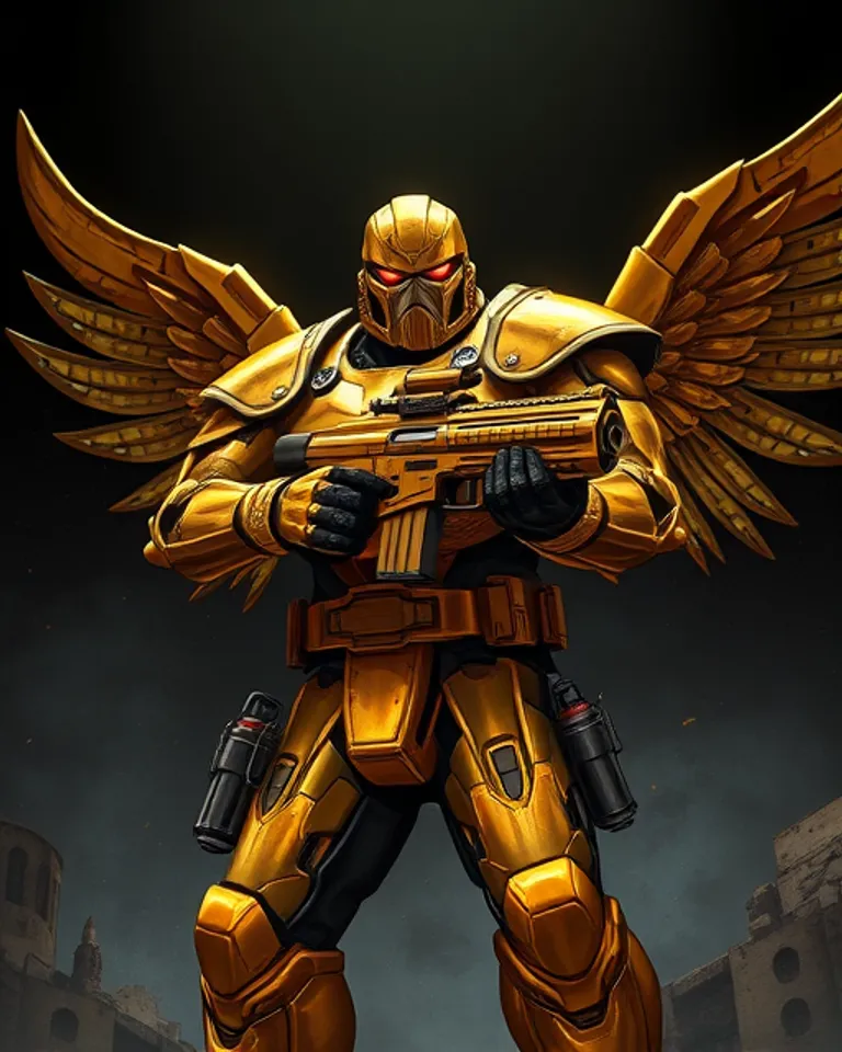 Portrait of Golden Doom Guy