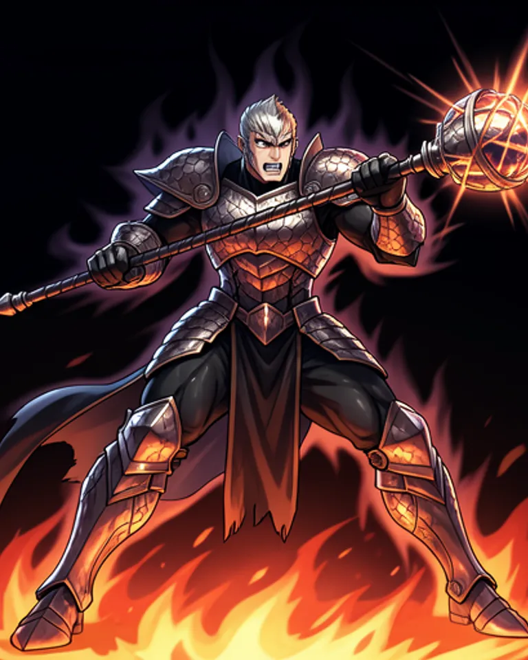 Portrait of Kastor the titanlord of shadow