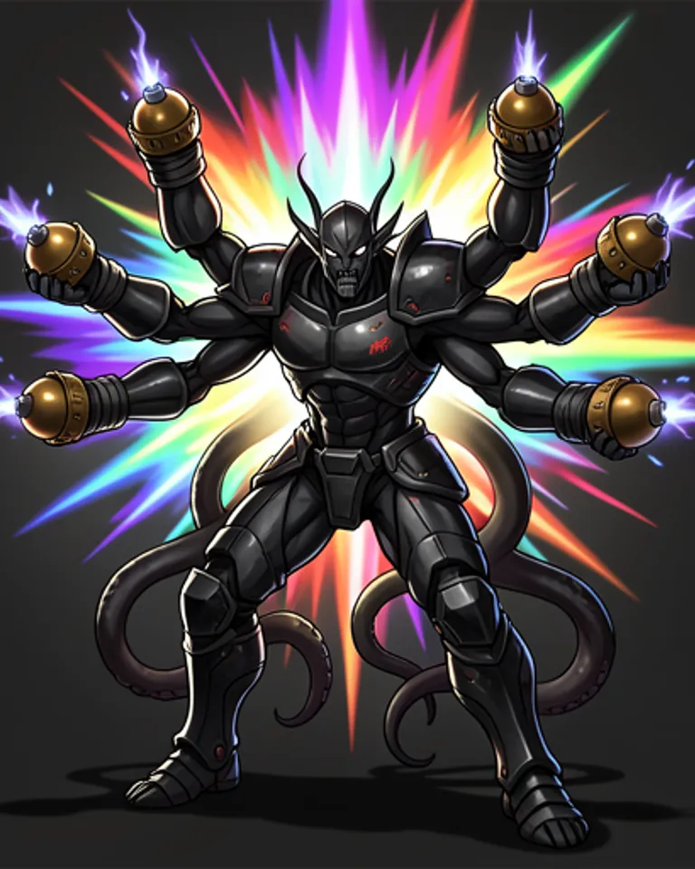Portrait of 6 arms of DOOM