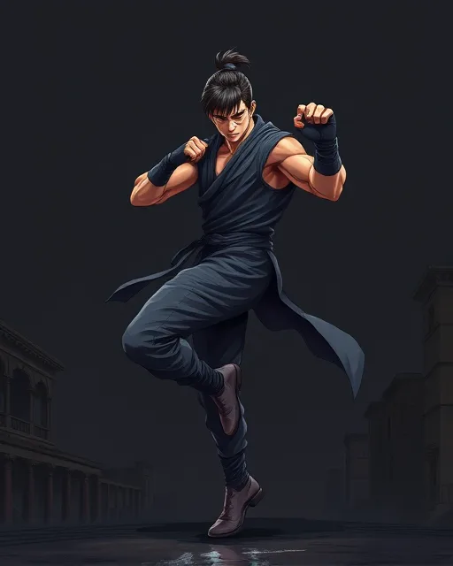 Portrait of Shadow Fighter