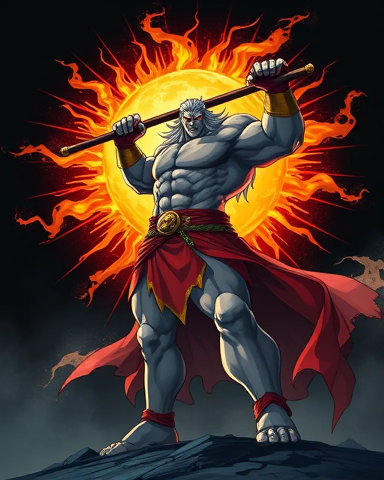 Portrait of Hercules the giant 