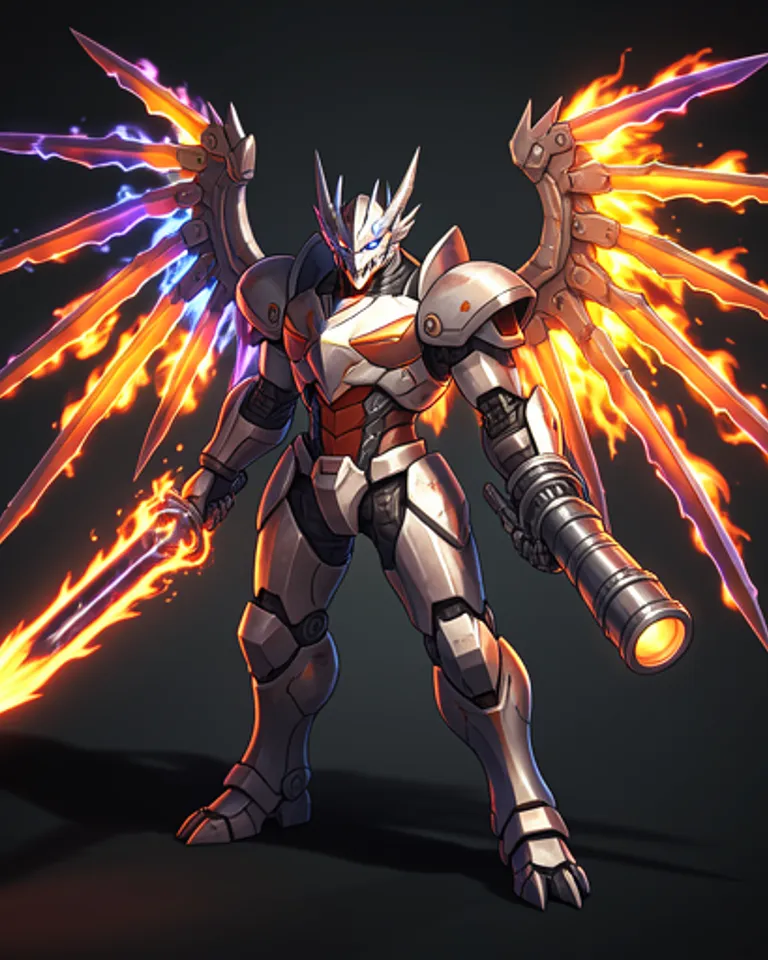 Portrait of Mecha Dragon - Champion