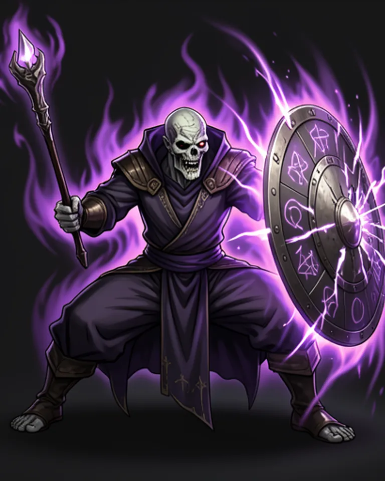Portrait of Reality-breaking shielded archmage