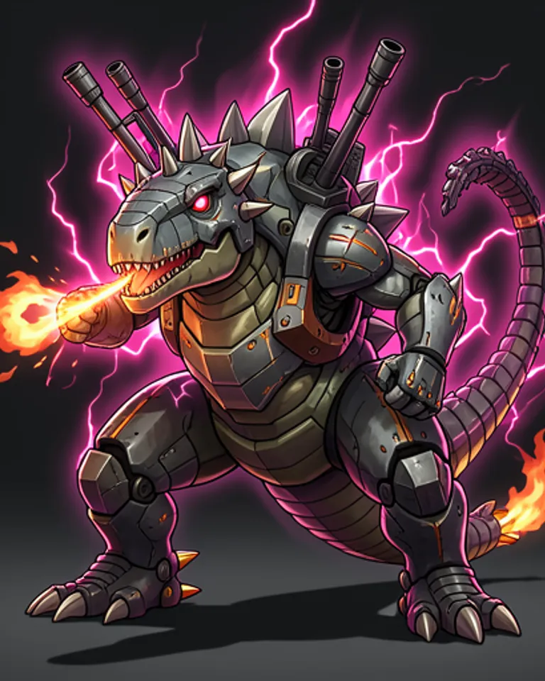 Portrait of Voidsaurus the plated