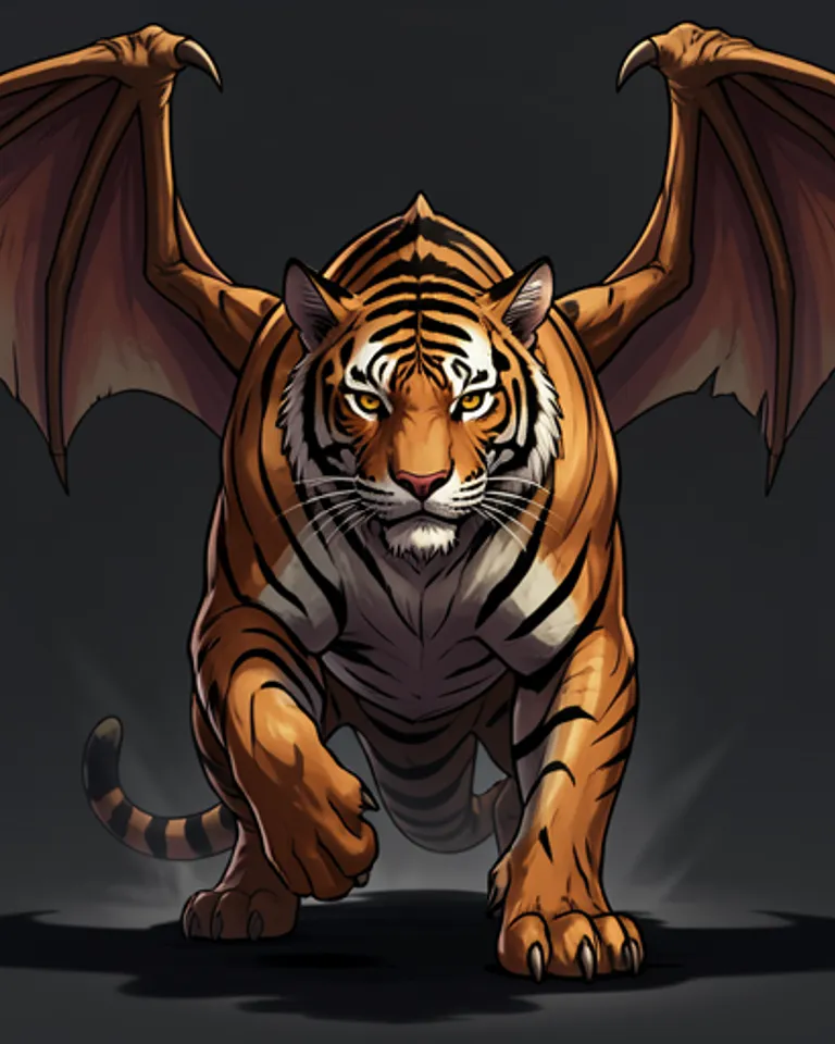 Portrait of The Dragon Tiger 