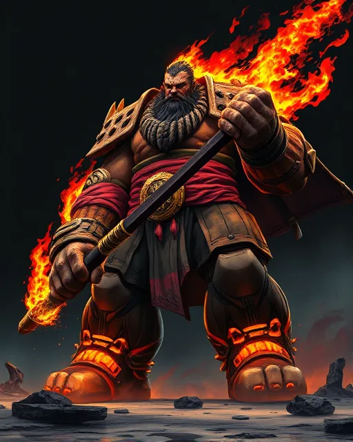 Portrait of Fire Giant
