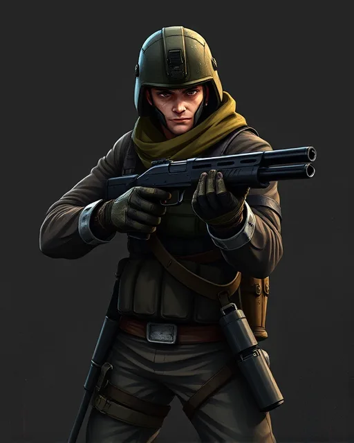 Portrait of Bitter Soldier