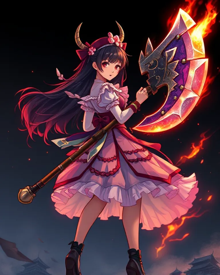 Portrait of Akutiko the Axe Idol