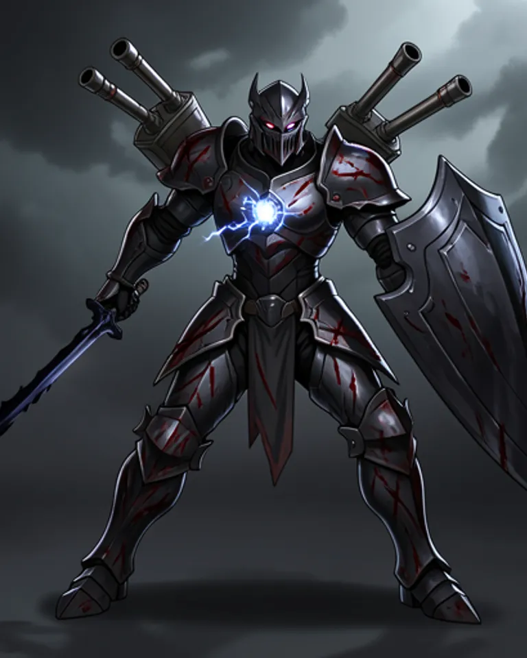 Portrait of Melancholy Knight