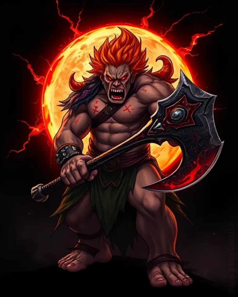 Portrait of Dorthan, the Rage