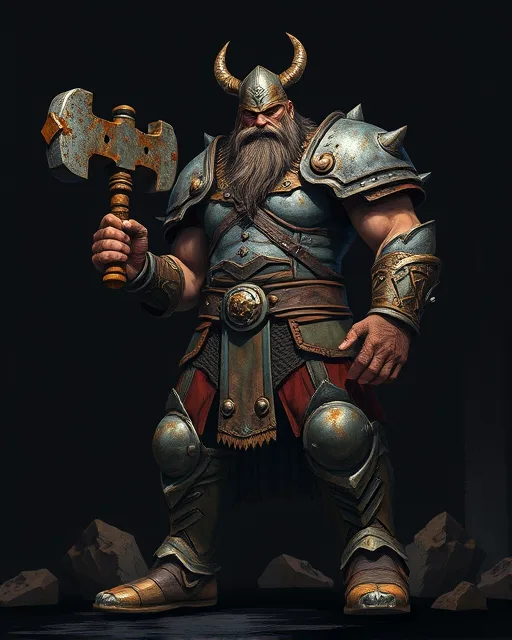 Portrait of Ancient Berserker