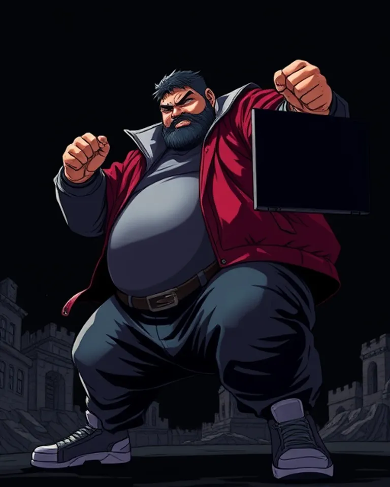 Portrait of Fat Hacker 