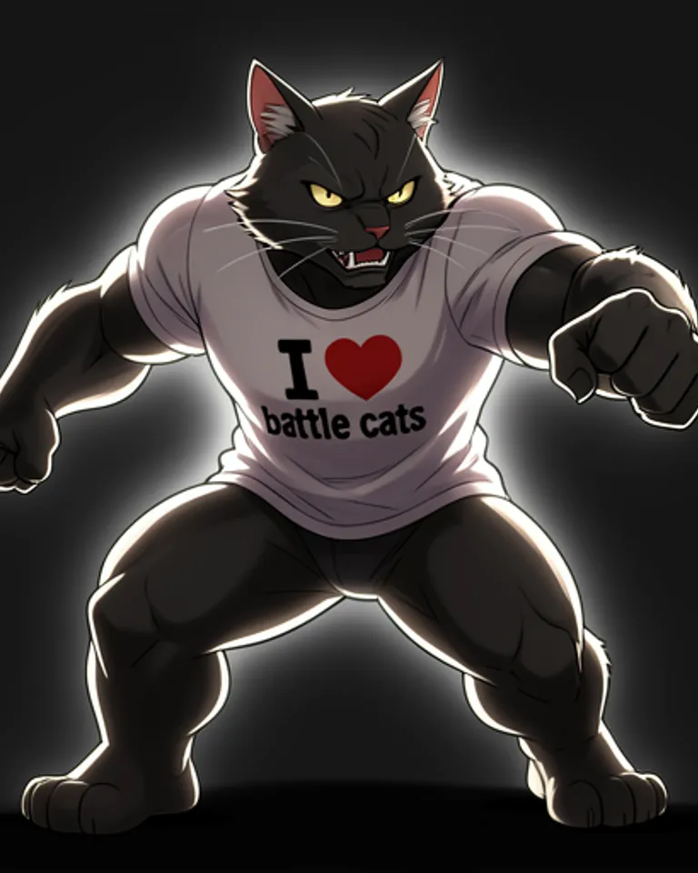 Portrait of Titan cat
