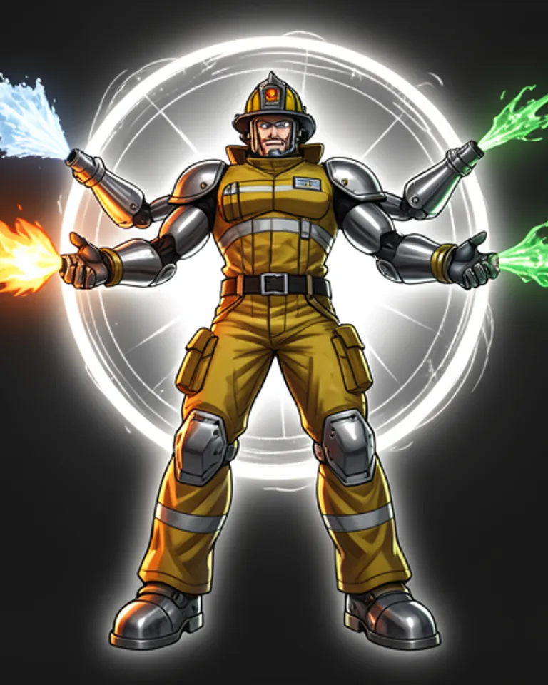 Portrait of Firefighter
