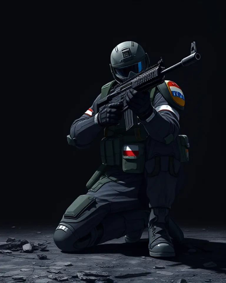 Portrait of Soldier 