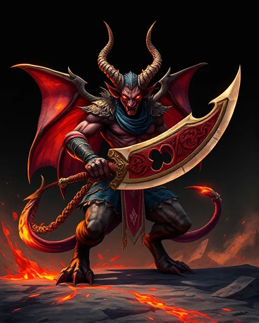 Portrait of Scorn Demon
