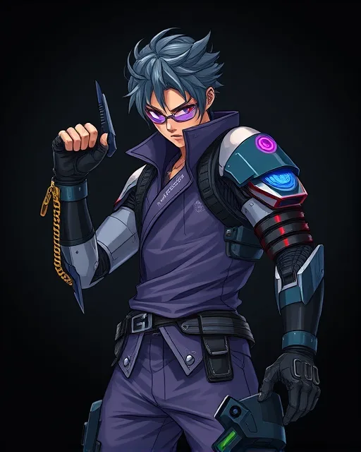 Portrait of Neon Enforcer