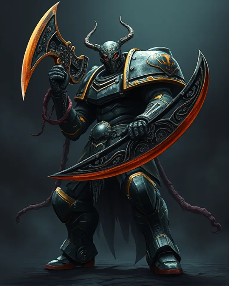 Portrait of Chaos Space Marine