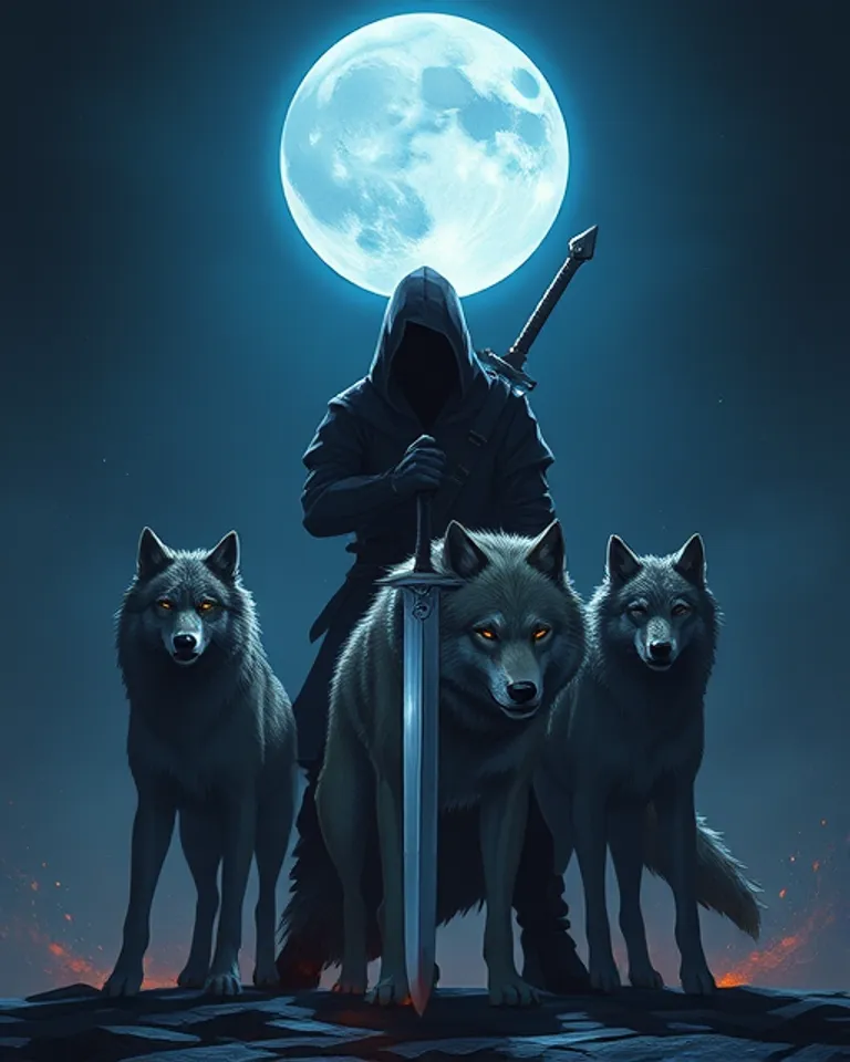 Portrait of Pack leader
