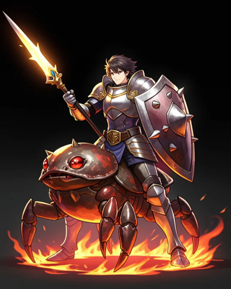 Portrait of Crab Rider