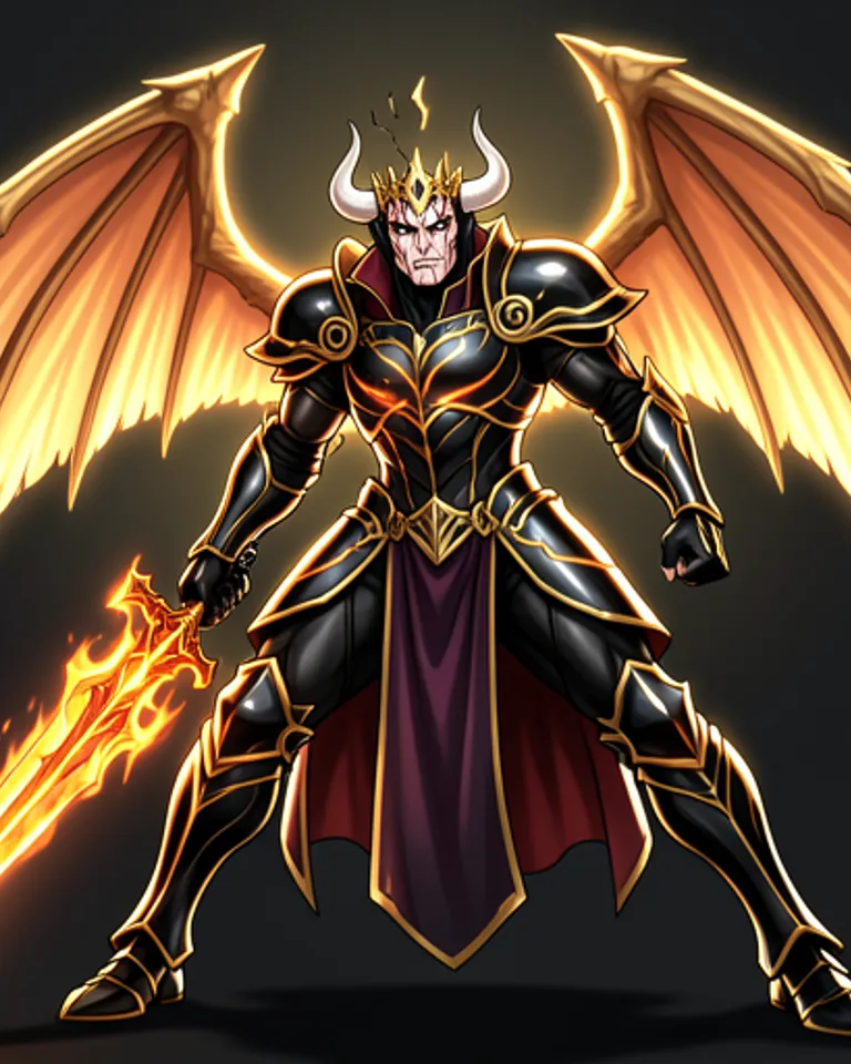 Portrait of Lucifer Morningstar