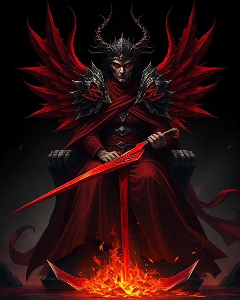 Portrait of The Crimson Matriarch