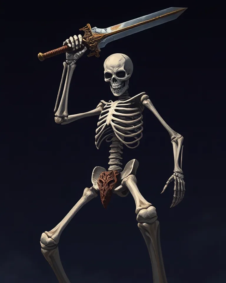 Portrait of The Yumskeleton