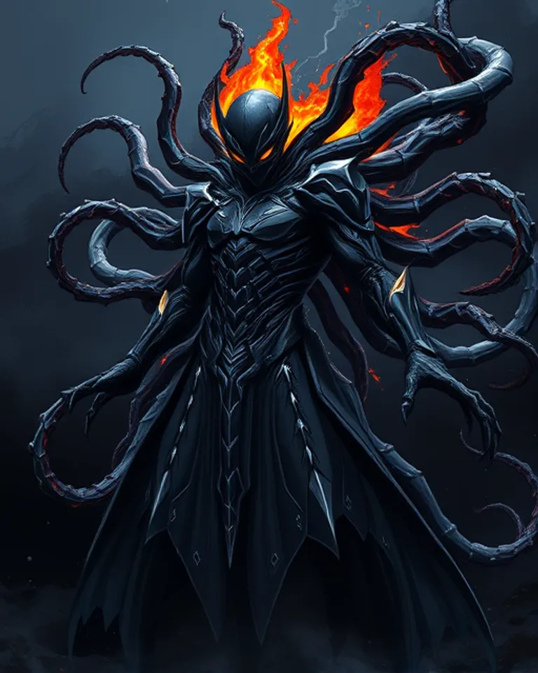 Portrait of The Black entity reborn