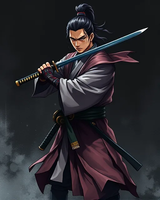 Portrait of Silent Samurai