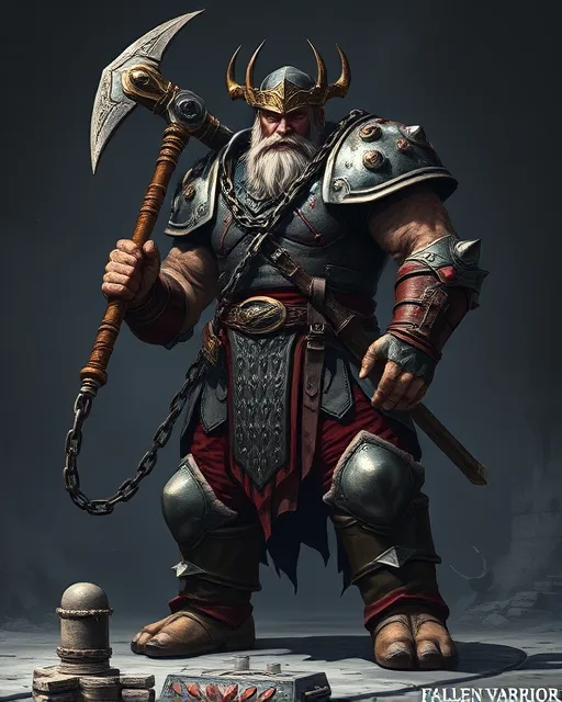 Portrait of Fallen Warrior