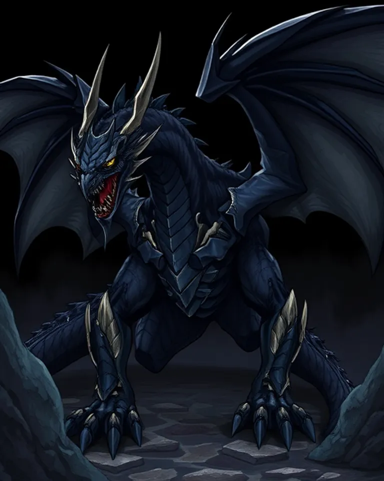 Portrait of Dranothor The Dark Dragon