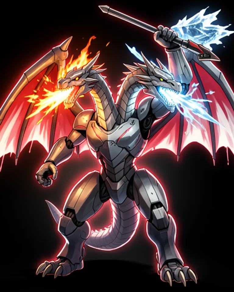 Portrait of Mecha Dragon