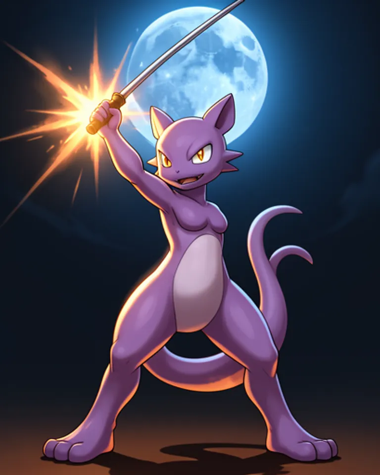 Portrait of Mewtwo
