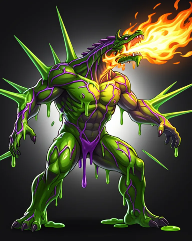 Portrait of Amorphous Acidic splitting ooze
