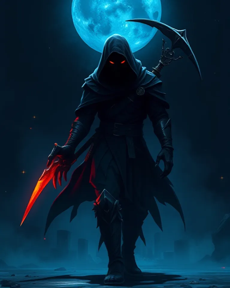 Portrait of shadow reaper