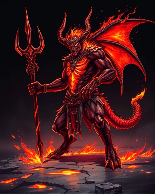Portrait of Hellfire Demon