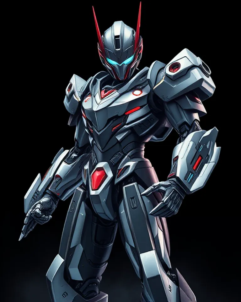 Portrait of Chrome The Cyborg Emperor
