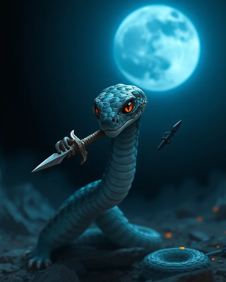 Portrait of The World's Smallest Snake