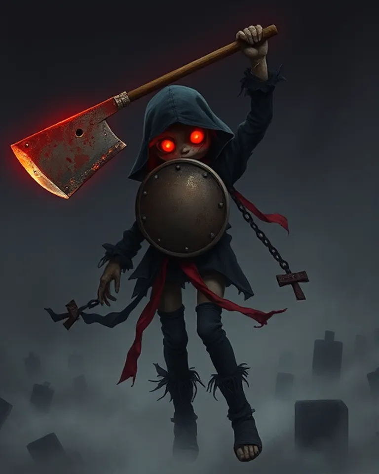 Portrait of The Rag Doll Butcher